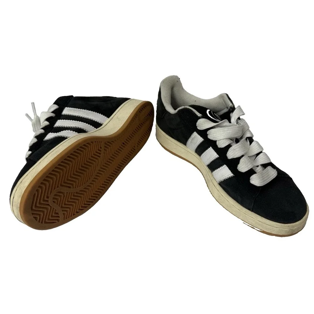Adidas Campus 00s Men's Size 12 Shoes Black White Suede Gum Sole
